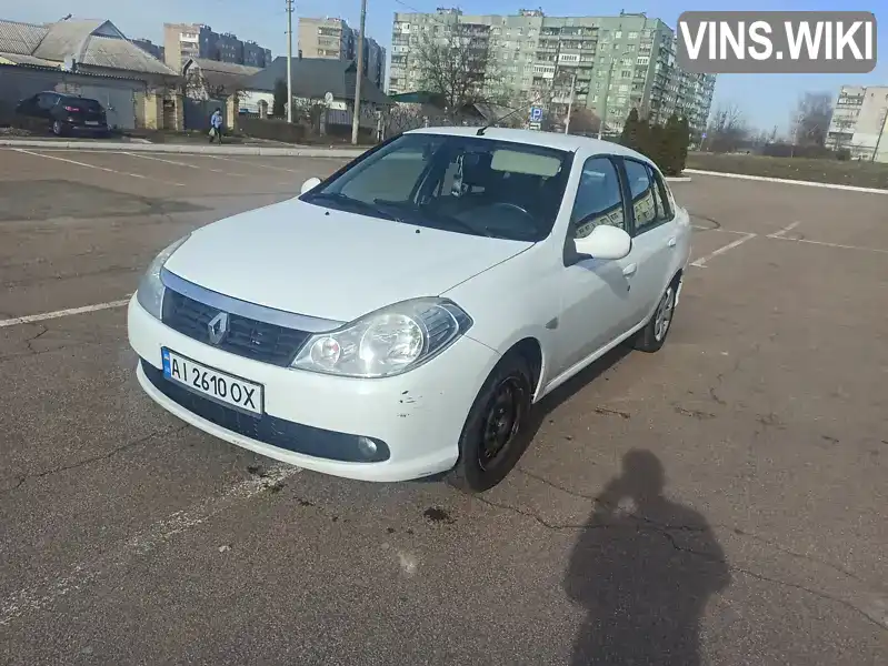 Седан Renault Clio Symbol 2010 1.39 л. Ручна / Механіка обл. Донецька, Дружківка - Фото 1/8