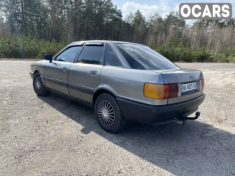 Седан Audi 80 1989 1.78 л. Ручная / Механика обл. Ровенская, Костополь - Фото 1/13