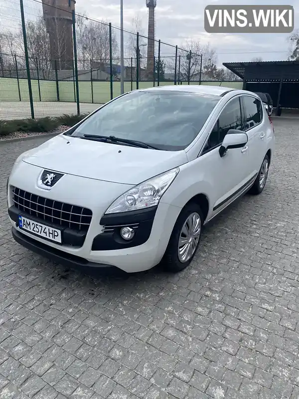 Внедорожник / Кроссовер Peugeot 3008 2009 1.56 л. Ручная / Механика обл. Житомирская, Коростышев - Фото 1/12