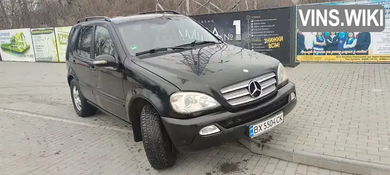 Позашляховик / Кросовер Mercedes-Benz M-Class 2004 2.69 л. Автомат обл. Хмельницька, Кам'янець-Подільський - Фото 1/13