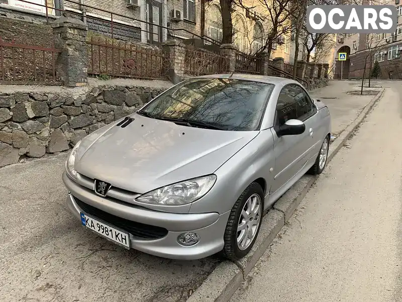 Кабриолет Peugeot 206 2001 2 л. Ручная / Механика обл. Киевская, Киев - Фото 1/14