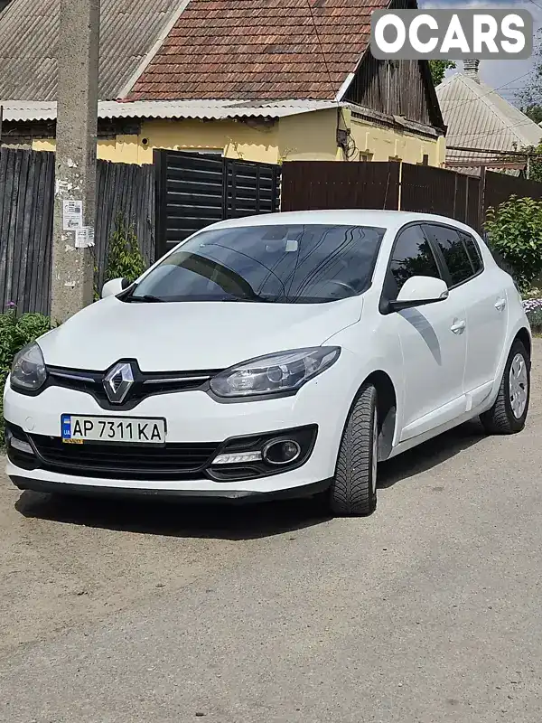 Хетчбек Renault Megane 2014 1.5 л. Ручна / Механіка обл. Запорізька, Запоріжжя - Фото 1/9