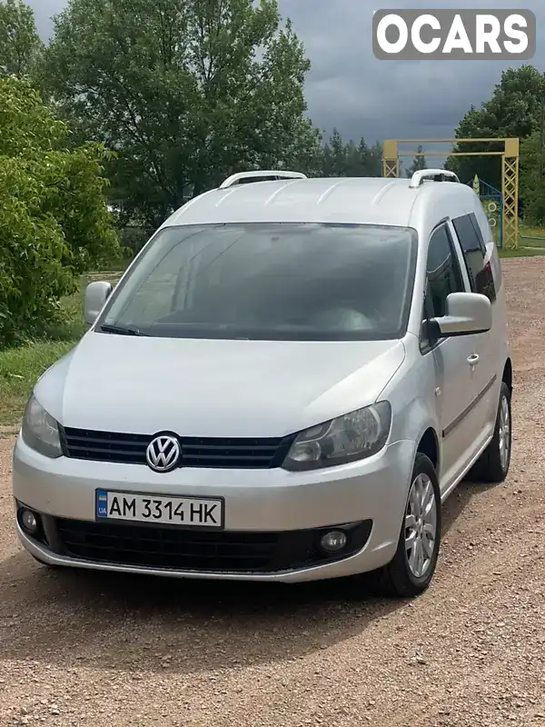 Мінівен Volkswagen Caddy 2012 1.6 л. Ручна / Механіка обл. Житомирська, Хорошів (Володарськ-Волинський) - Фото 1/9