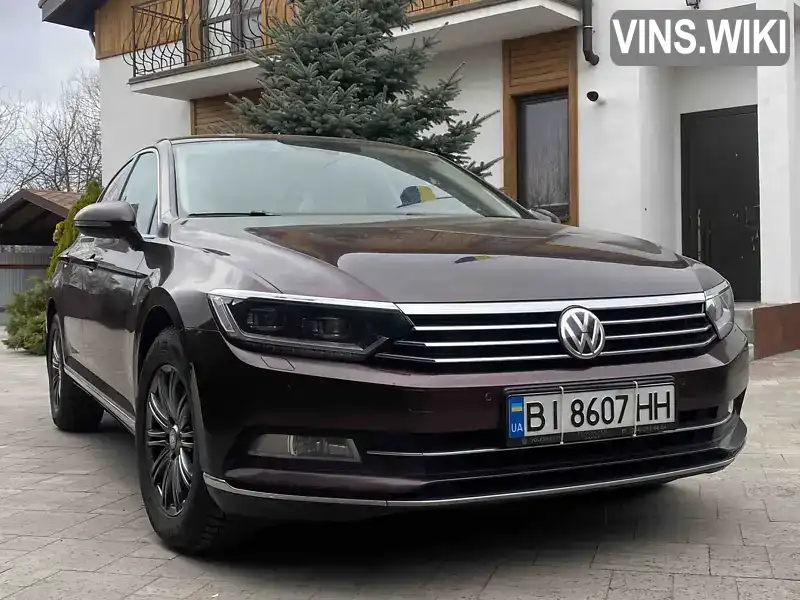 Седан Volkswagen Passat 2015 1.8 л. Робот обл. Київська, Обухів - Фото 1/8