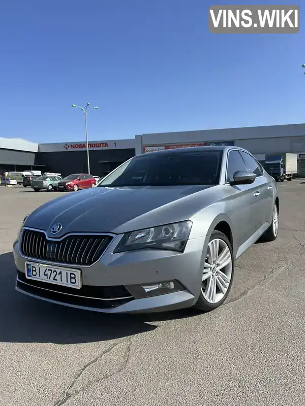 Ліфтбек Skoda Superb 2016 2 л. Автомат обл. Полтавська, Глобине - Фото 1/16