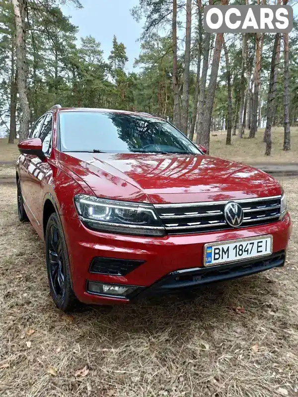 3VV2B7AX7LM010583 Volkswagen Tiguan 2019 Позашляховик / Кросовер 1.98 л. Фото 9