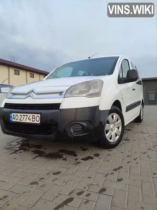 Минивэн Citroen Berlingo 2011 1.6 л. Ручная / Механика обл. Закарпатская, Ужгород - Фото 1/21