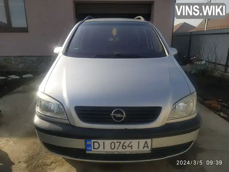 W0L0TGF7522196416 Opel Zafira 2002 Мінівен 1.6 л. Фото 2