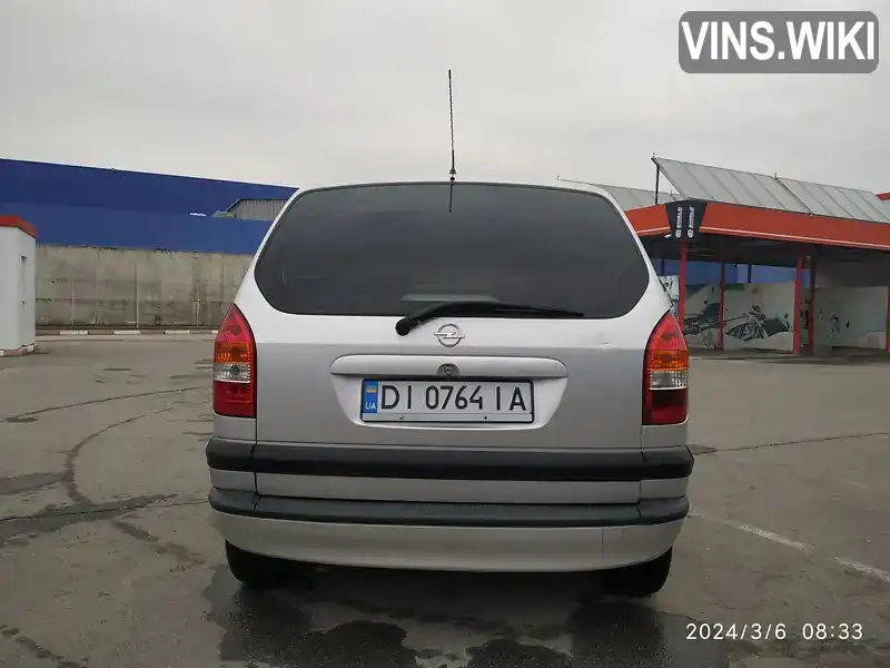 W0L0TGF7522196416 Opel Zafira 2002 Мінівен 1.6 л. Фото 5