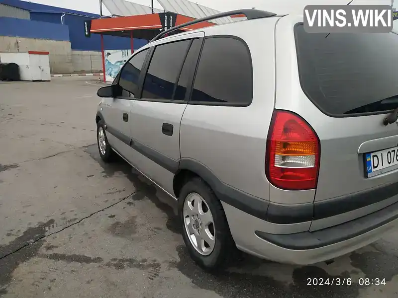 W0L0TGF7522196416 Opel Zafira 2002 Мінівен 1.6 л. Фото 6