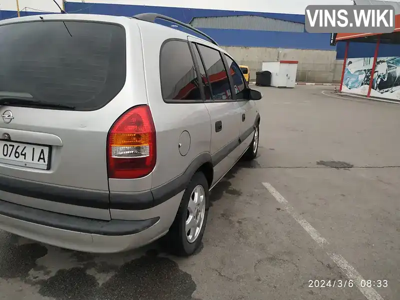 W0L0TGF7522196416 Opel Zafira 2002 Мінівен 1.6 л. Фото 9