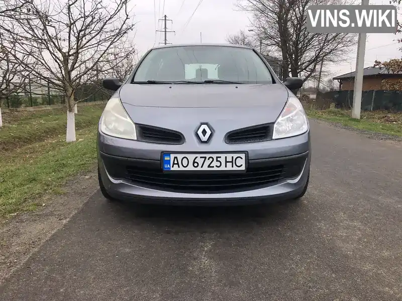 Хэтчбек Renault Clio 2008 1.2 л. Ручная / Механика обл. Закарпатская, Виноградов - Фото 1/21