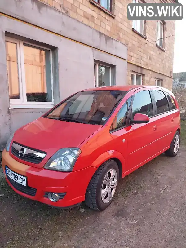 Мікровен Opel Meriva 2009 1.69 л. Ручна / Механіка обл. Рівненська, Рівне - Фото 1/15