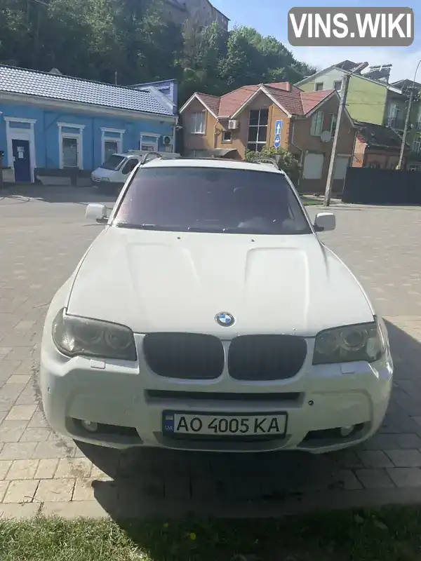 Позашляховик / Кросовер BMW X3 2006 2.99 л. Автомат обл. Закарпатська, Ужгород - Фото 1/13