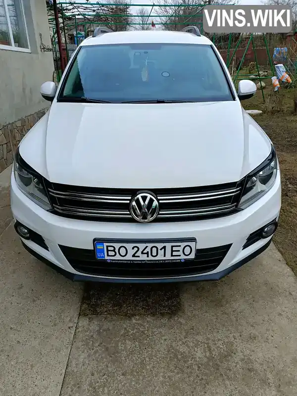 Позашляховик / Кросовер Volkswagen Tiguan 2013 1.39 л. Ручна / Механіка обл. Тернопільська, Бучач - Фото 1/9