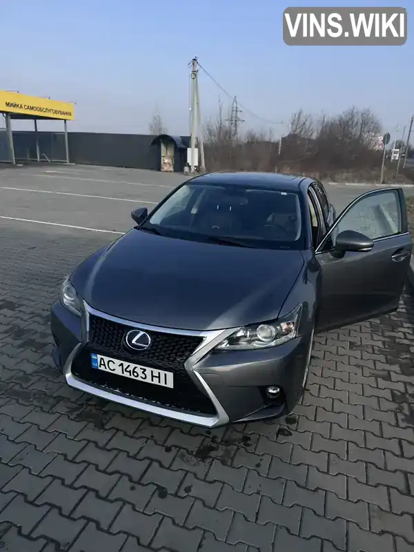 Хетчбек Lexus CT 2014 1.8 л. Робот обл. Волинська, Луцьк - Фото 1/21