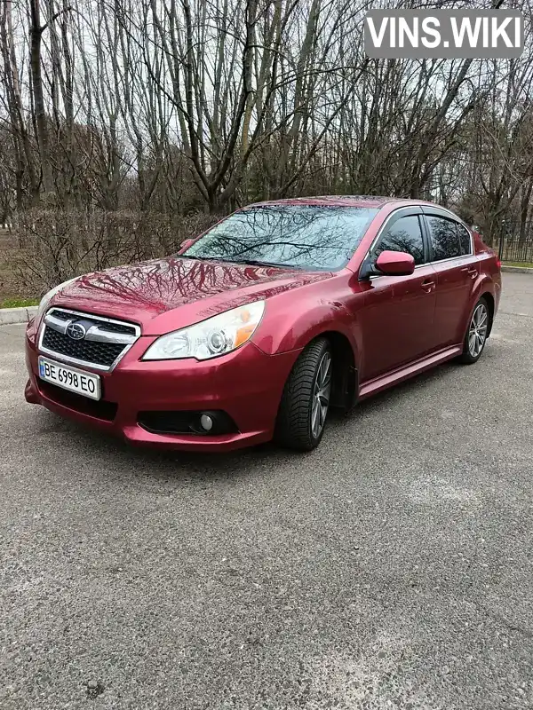 Седан Subaru Legacy 2013 2.46 л. Автомат обл. Одесская, Одесса - Фото 1/17