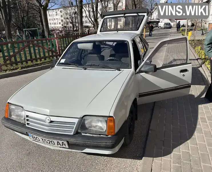 Хэтчбек Opel Ascona 1987 1.6 л. Ручная / Механика обл. Тернопольская, Тернополь - Фото 1/15