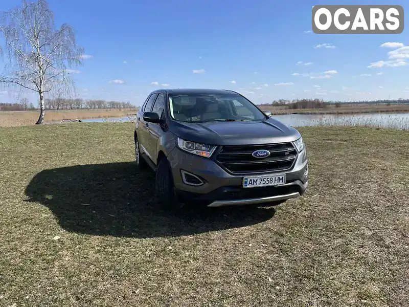 Позашляховик / Кросовер Ford Edge 2017 2 л. Автомат обл. Житомирська, Пулини (Червоноармійськ) - Фото 1/21