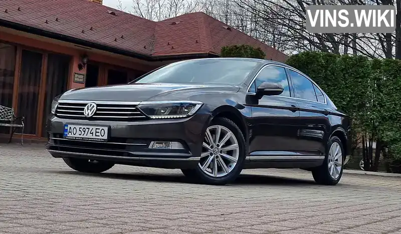 Седан Volkswagen Passat 2015 2 л. Ручная / Механика обл. Закарпатская, Мукачево - Фото 1/21