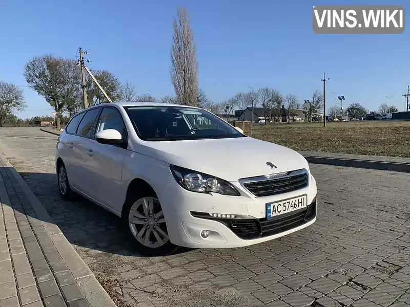 VF3LCBHZWFS185479 Peugeot 308 2015 Универсал 1.56 л. Фото 1