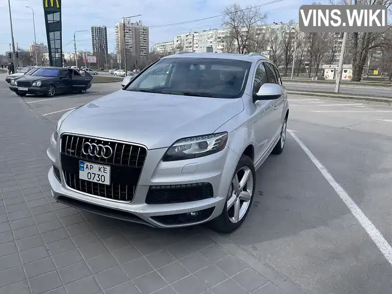 Внедорожник / Кроссовер Audi Q7 2011 3 л. Типтроник обл. Запорожская, Запорожье - Фото 1/21