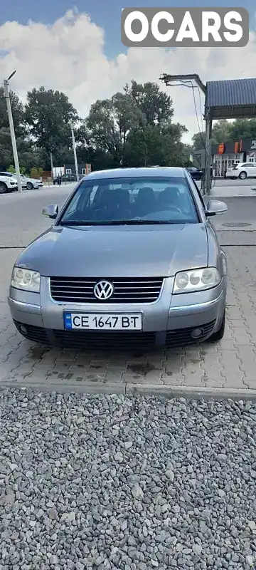 Седан Volkswagen Passat 2003 1.9 л. Ручная / Механика обл. Черновицкая, Глубокая - Фото 1/11