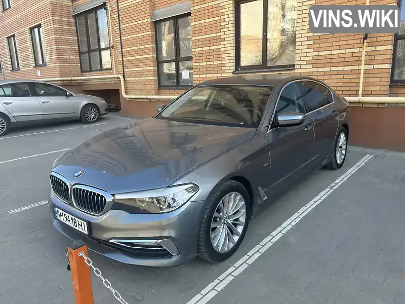 Седан BMW 5 Series 2017 2 л. Автомат обл. Житомирская, Житомир - Фото 1/15