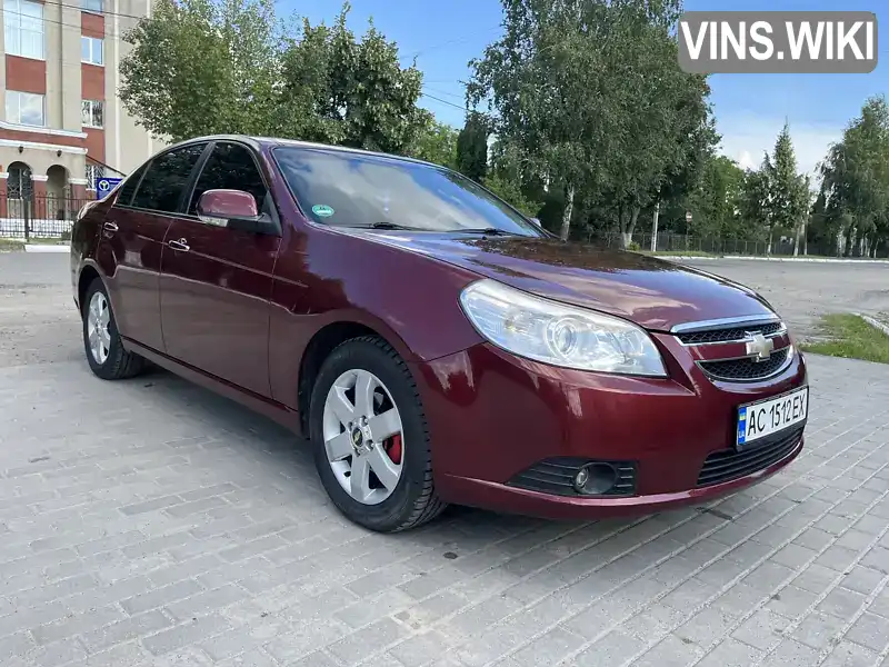 Седан Chevrolet Epica 2008 1.99 л. Ручна / Механіка обл. Волинська, Луцьк - Фото 1/21