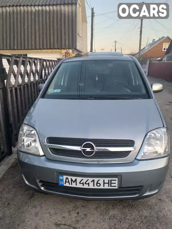 Мікровен Opel Meriva 2004 1.6 л. Ручна / Механіка обл. Житомирська, Житомир - Фото 1/7