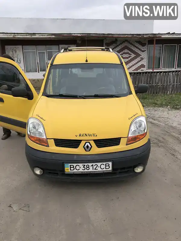 Минивэн Renault Kangoo 2003 1.46 л. Ручная / Механика обл. Львовская, Червоноград - Фото 1/8