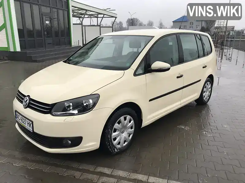 Мінівен Volkswagen Touran 2013 1.97 л. Автомат обл. Волинська, Нововолинськ - Фото 1/14