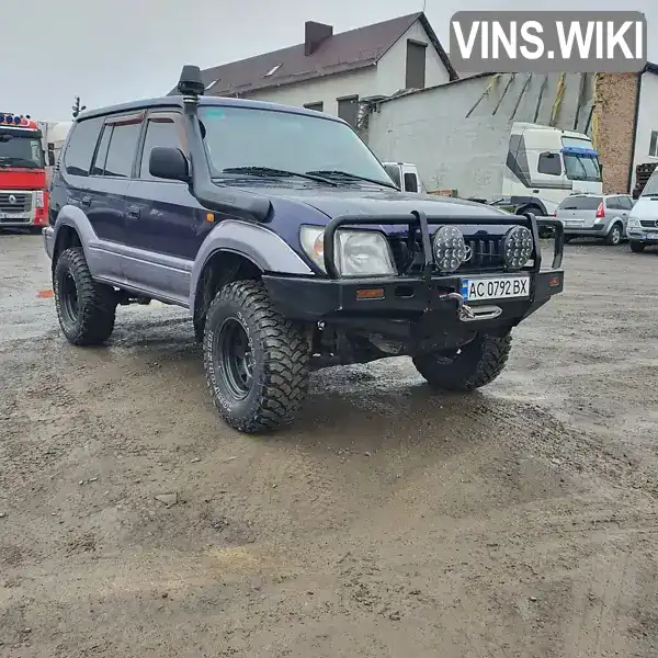 Внедорожник / Кроссовер Toyota Land Cruiser Prado 1997 3.4 л. Ручная / Механика обл. Волынская, Луцк - Фото 1/21