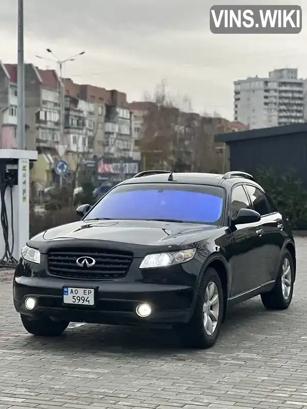 Позашляховик / Кросовер Infiniti FX 35 2003 3.5 л. Автомат обл. Закарпатська, Ужгород - Фото 1/12