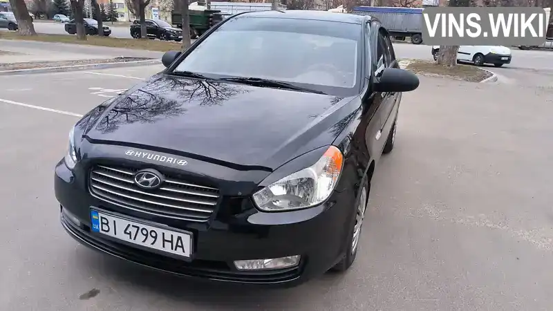 Седан Hyundai Accent 2009 1.4 л. Ручная / Механика обл. Полтавская, Полтава - Фото 1/9