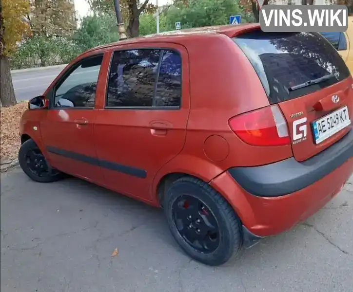 Хэтчбек Hyundai Getz 2008 1.4 л. Ручная / Механика обл. Днепропетровская, Кривой Рог - Фото 1/18