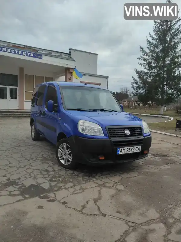 Мінівен Fiat Doblo 2008 1.6 л. Ручна / Механіка обл. Житомирська, Коростень - Фото 1/16