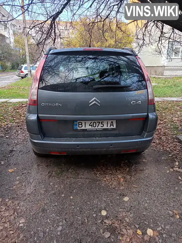 Минивэн Citroen C4 Picasso 2007 1.56 л. Робот обл. Полтавская, Кременчуг - Фото 1/8