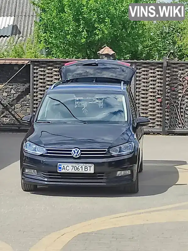 Мікровен Volkswagen Touran 2016 2 л. Автомат обл. Волинська, Ратне - Фото 1/21