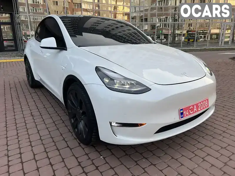 Позашляховик / Кросовер Tesla Model Y 2022 null_content л. Автомат обл. Івано-Франківська, Івано-Франківськ - Фото 1/21