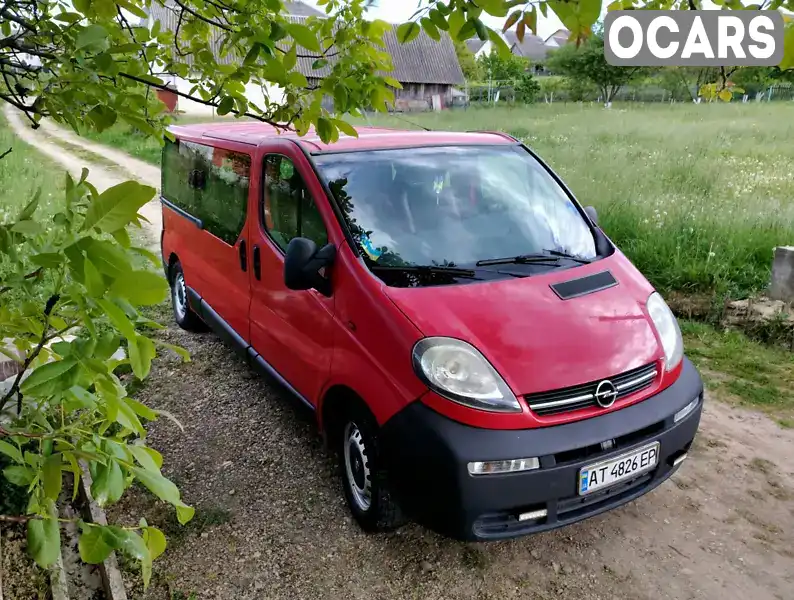 Мінівен Opel Vivaro 2003 1.87 л. Ручна / Механіка обл. Івано-Франківська, Надвірна - Фото 1/19