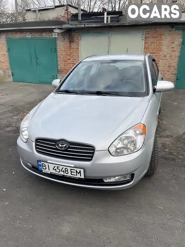 Седан Hyundai Accent 2008 1.4 л. Ручна / Механіка обл. Полтавська, Лубни - Фото 1/21