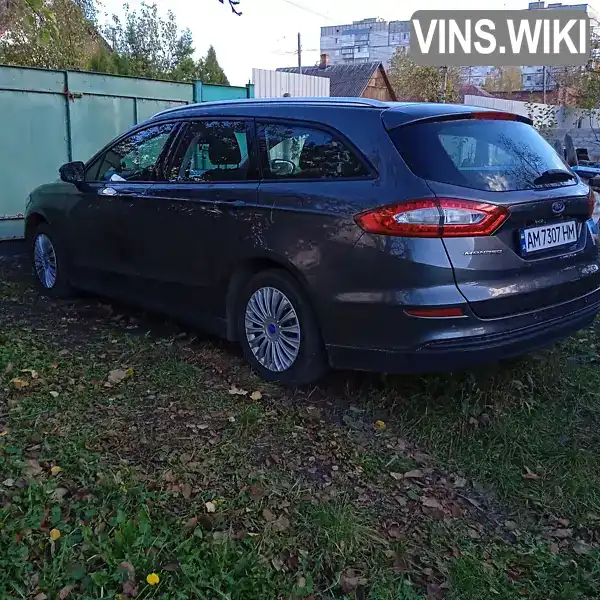 WF0FXXWPCFHA25379 Ford Mondeo 2017 Универсал 2 л. Фото 2