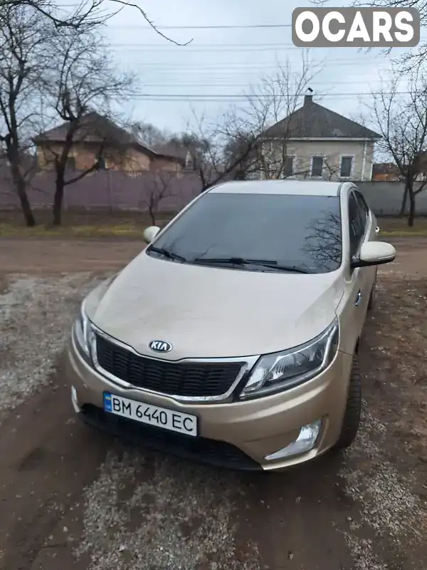 Седан Kia Rio 2013 1.6 л. Ручна / Механіка обл. Сумська, Конотоп - Фото 1/9