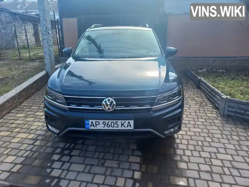 Позашляховик / Кросовер Volkswagen Tiguan 2018 1.98 л. Автомат обл. Запорізька, Запоріжжя - Фото 1/21