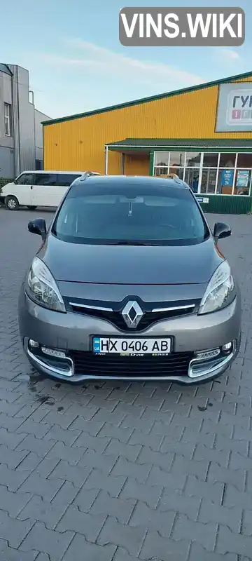 Мінівен Renault Grand Scenic 2015 2 л. Автомат обл. Хмельницька, Хмельницький - Фото 1/14