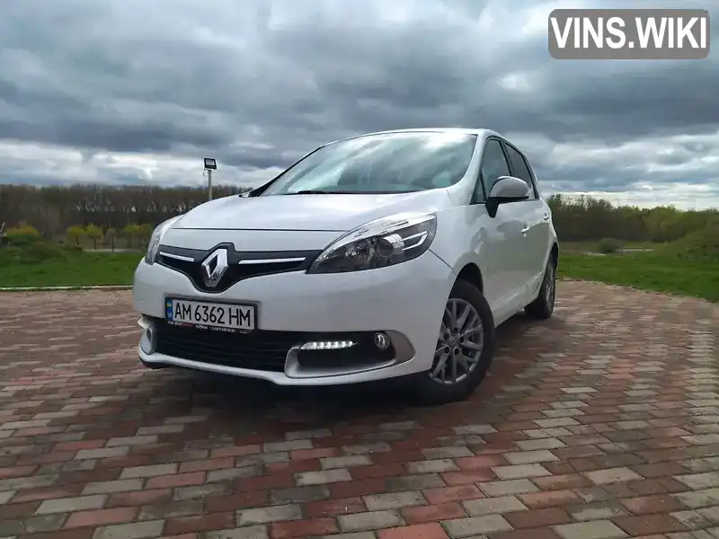 Мінівен Renault Scenic 2013 1.46 л. Ручна / Механіка обл. Житомирська, Коростень - Фото 1/21