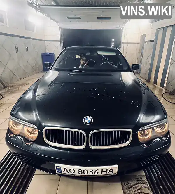 Седан BMW 7 Series 2002 3.9 л. Автомат обл. Закарпатська, Чоп - Фото 1/7