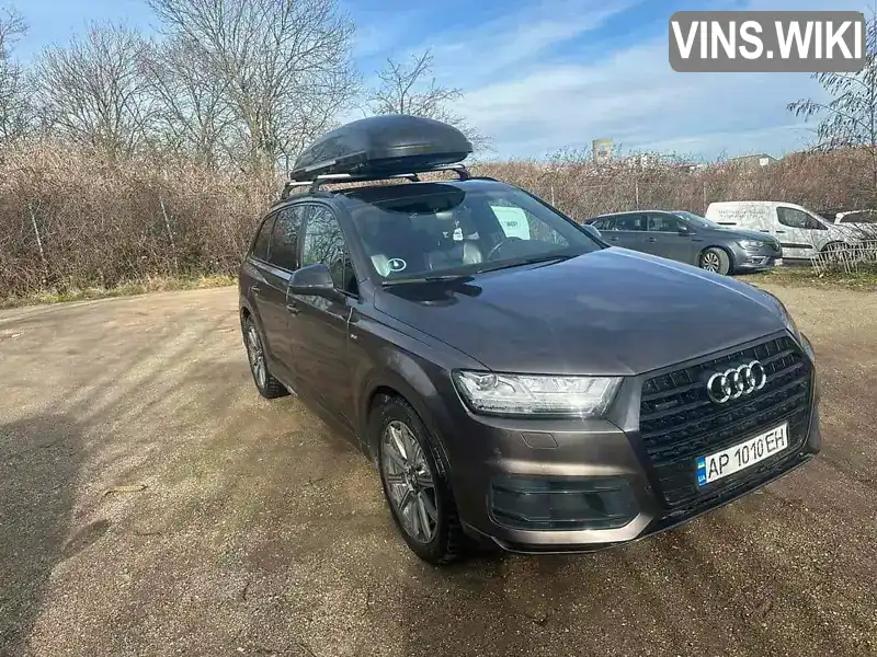 Позашляховик / Кросовер Audi Q7 2017 2.97 л. Автомат обл. Запорізька, Запоріжжя - Фото 1/14