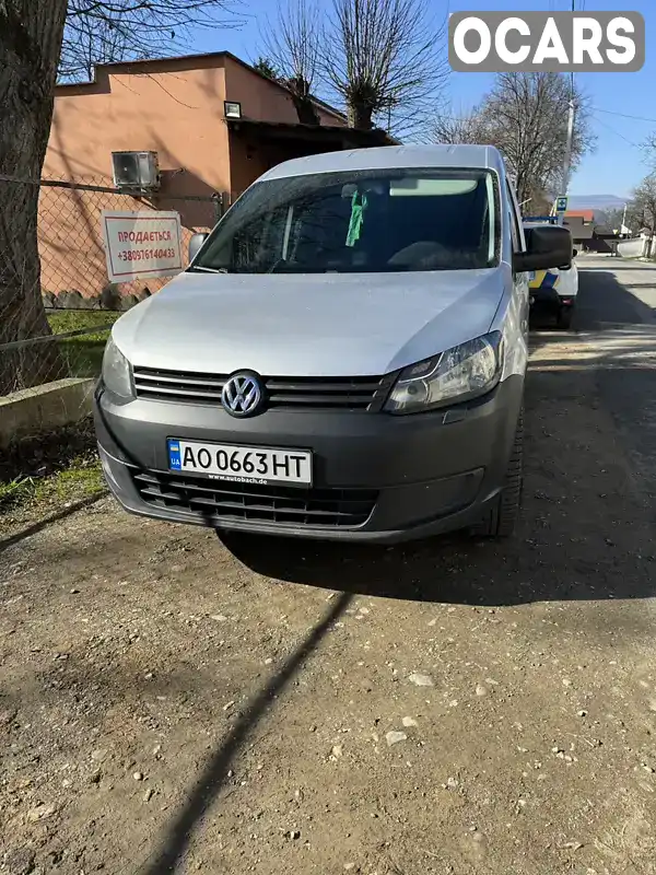 Мінівен Volkswagen Caddy 2011 1.6 л. Ручна / Механіка обл. Закарпатська, Тячів - Фото 1/12